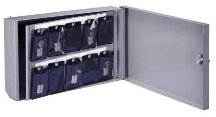 Lund Core Lock Storage Cabinets 100 Capacity Vinyl Pouches Included BHMA/ANSI Approved